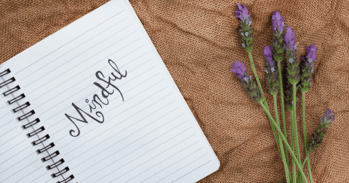 Mindfulness For Senior Memory Care, Golden, Co 3 Notebook With Mindful Written On It