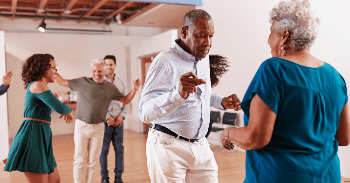 Dance For Senior Health 3 Seniors Dancing In A Senior Living Community